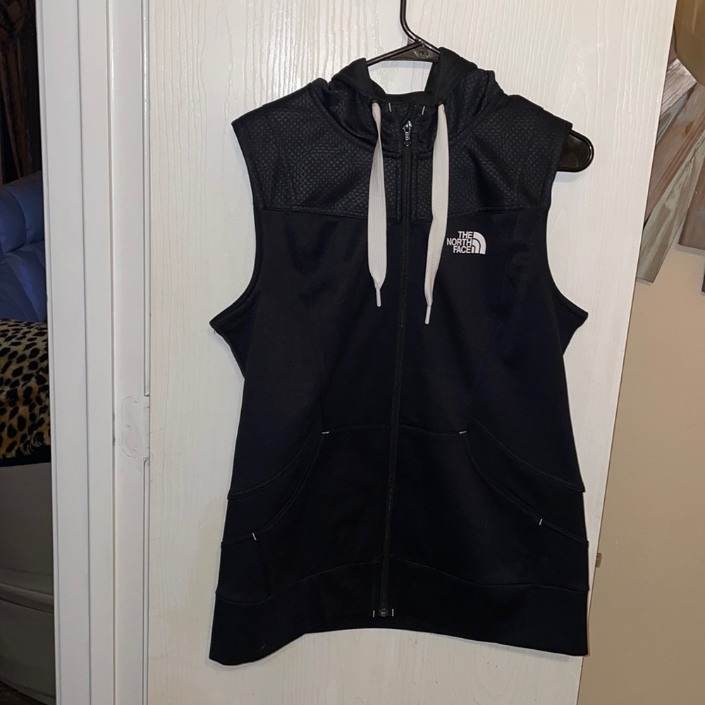 North face vest with hood-Northface